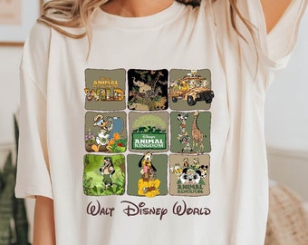 Retro Disney Animal Kingdom T-Shirt, Safari Mode Comfort Colors Tee