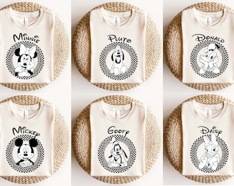 Comfort Colors® Disney Mickey and Friends Family Shirts, Disneyland Shirt, Goofy, Pluto, Donald, Daisy, Disney Group Shirt, Family Trip Tee