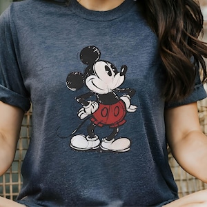 Comfort Colors® Sketch Mickey Mouse Shirt, Disney Mickey Mouse Portrait T-shirt, Disneyland Vacation Gift Tee, Magic Kingdom Shirt