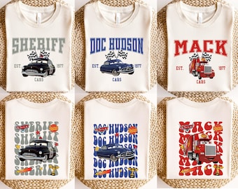 Disney Cars Shirt, Pixar Lightning McQueen Shirt, Cars Sally Shirt, Disney Family Trip Shirt, Disneyland Vacation Tee, Pixar Mater Shirt