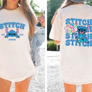 "Comfort Colors® Disney Stitch Est. 2002 Shirt – a must-have for Stitch fans! Featuring a cute and retro-inspired design, this soft and comfy tee is perfect for Disneyland trips, Disney snack lovers, or everyday wear. Whether you're exploring the parks or showing off your love for Stitch, this shirt adds a fun and stylish touch to any outfit. Great for Disney vacations, group trips, or as a gift for any Lilo & Stitch fan!"