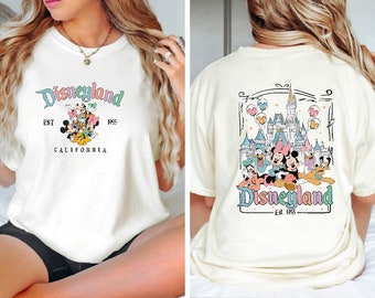 Comfort Colors Disneyland T-Shirt, Mickey and Friends Shirt