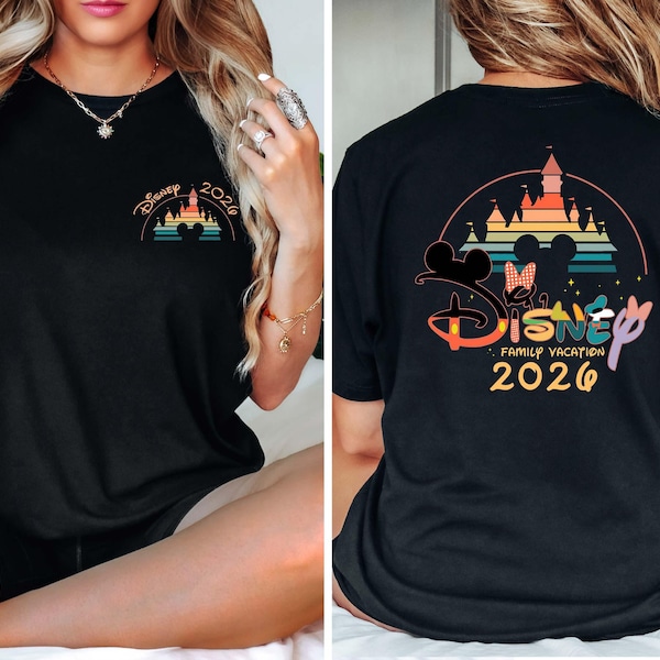Disney Trip Family Vacation 2026 T-shirt, Comfort Colors® Disneyland Trip Group Matching Shirt,