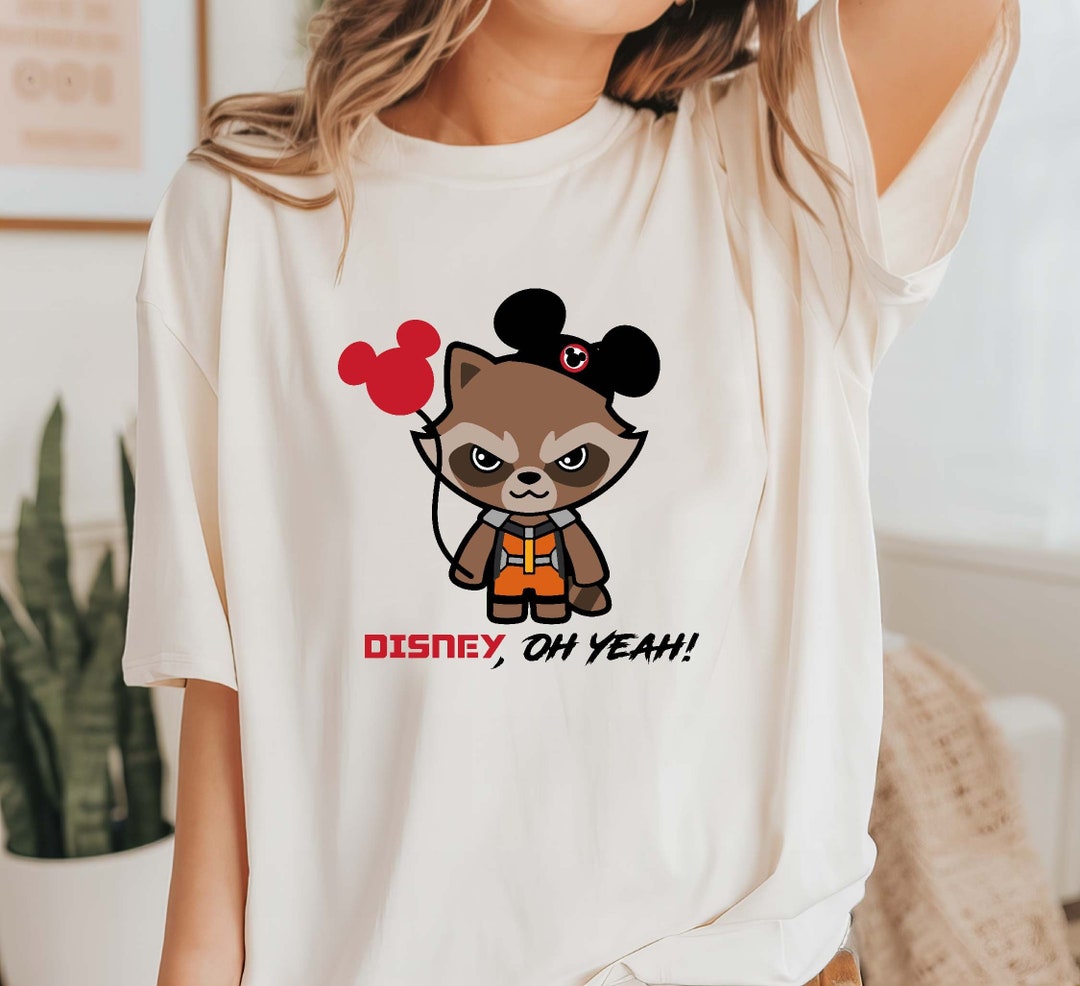 Comfort Colors® Disney Rocket Raccoon Mickey Ears Shirt, Disney ...