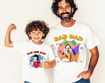 Disney Goofy And Max Goofy Shirt, Rad Dad And Rad Like Dad T-shirt, Disney Dad And Son Shirt, Disneyworld Fathers Day Shirt, WDW Dad Tee