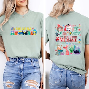The Little Mermaid Shirt, Comfort Colors® Disney T-shirt, Women&#39;s Little Mermaid Ariel Shirt, Ariel Mermaid Shirt, Disney Ariel Shirt
