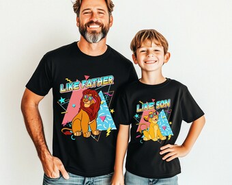 Disney The Lion King Like Father Shirt, Disney Matching Shirt, Father and Son Shirts, Father's Day Gift, Daddy and Me Shirt