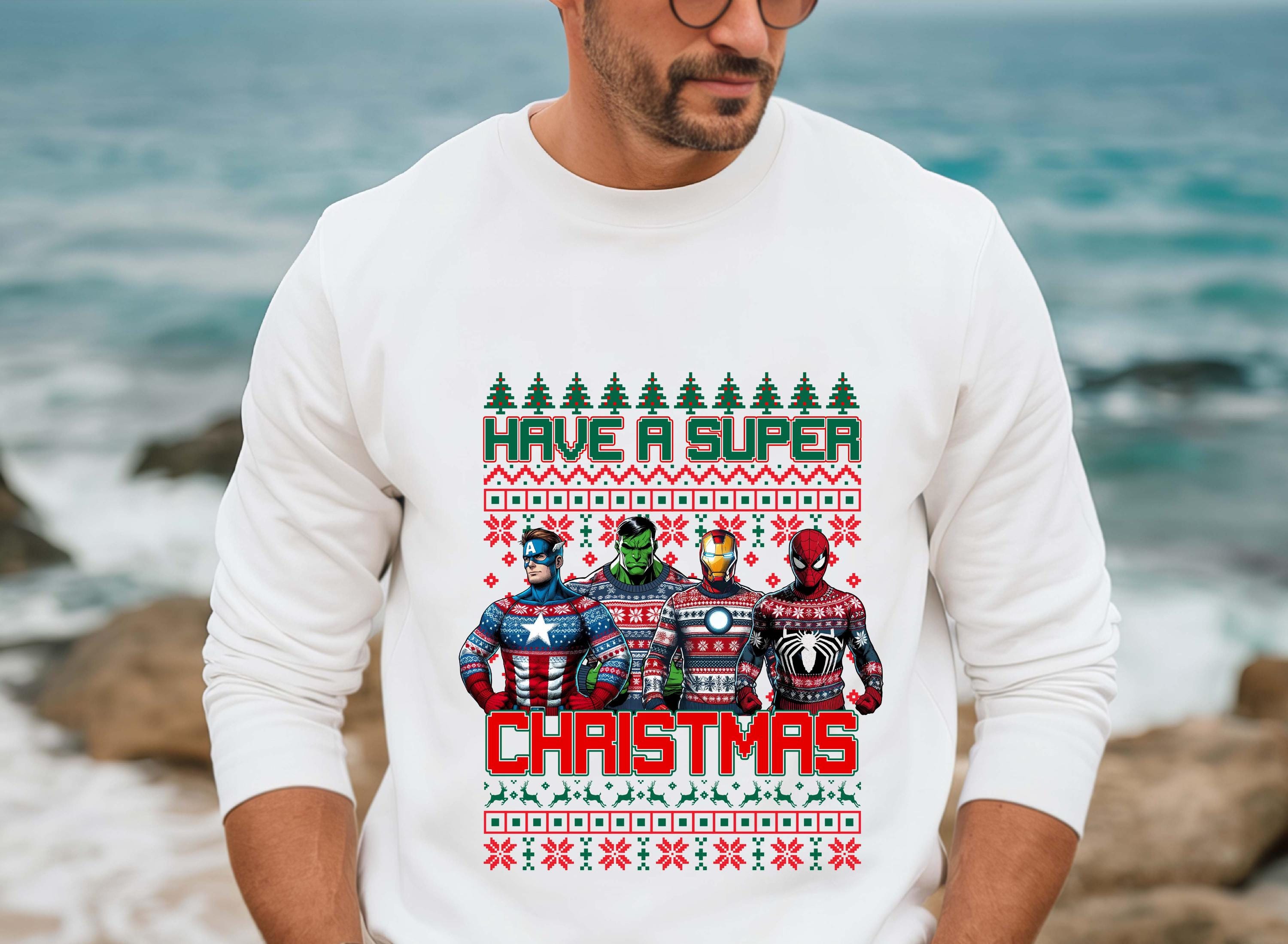 marvel xmas sweater