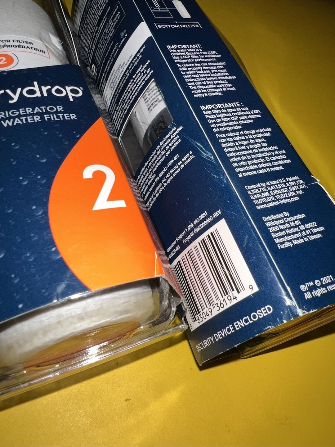 Everydrop Water Refrigerator Filter 2 Lot of 2 Packs Etsy