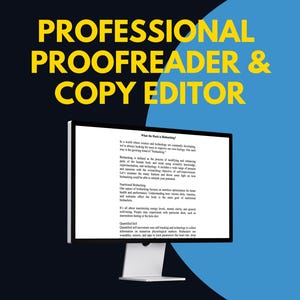 Proofreading & Copyediting Services, Professional Text Editing, English Spelling and Grammar Check, Document Editing