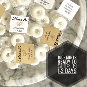 Wedding Mint To Be Favors - Engagement, Rehearsal Dinner, Bachelorette, Wedding Brunch, Wedding Mints, Wedding Favors, Wedding Favours