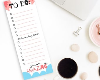 Motivational To Do Notepad: Positive Affirmations, Task Planner