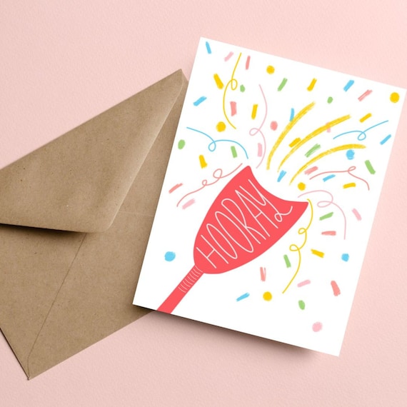 Confetti Cannons, New Customer Celebration Greeting Card Confetti Cannons, New Customer Celebration Greeting Card