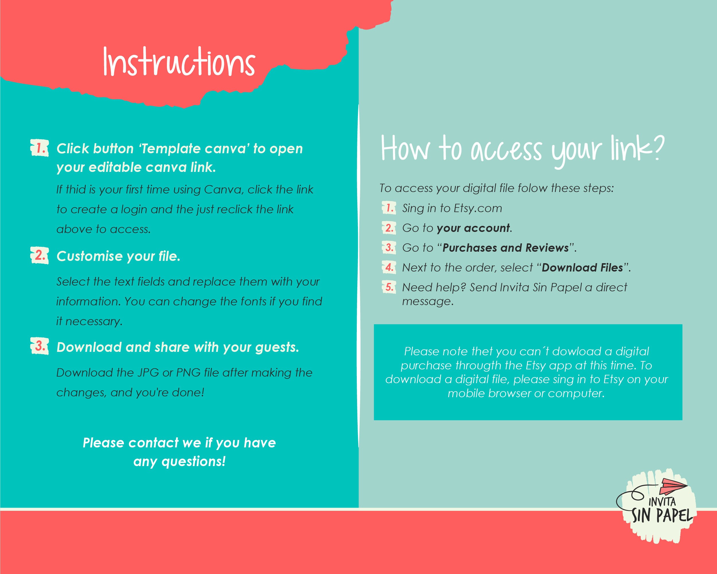 Bluey Digital Invite – Canva Format