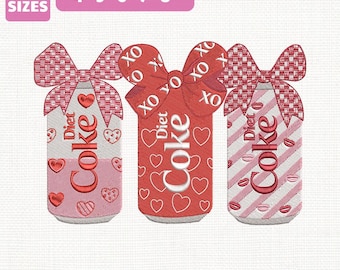Alla hjärtans dag-broderifil med Diet Coke-rosé (nedladdning direkt)