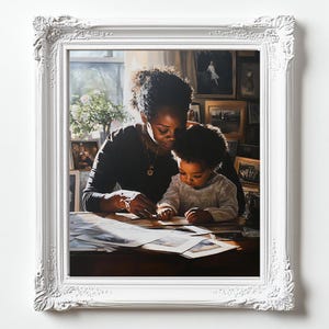 Afroamerikanische Kunstwerke, schwarze Drucke für Wohnkultur, einzigartige afrikanische Kunstwerke, kulturelle Wandkunst