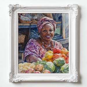 African Wall Art | Digital Download Prints for Unique Home Decor & Marketplace Design