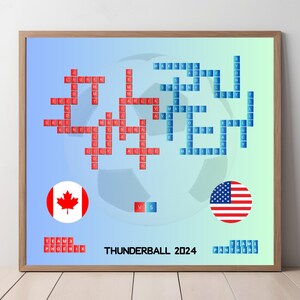 Custom Scrabble Crossword Football Volleyball Ice Hockey Basketball Baseball Cricket Rugby Sports League Matches Board Name Players Wallart
