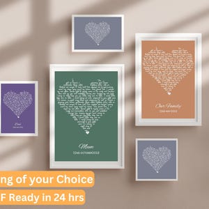 Personalisierter Songtext Druck Erster Tanz Text Hochzeitslied Poster Gedicht Individuell Herzförmiges Paar Lied 1.Hochzeitsgeschenk 1. Jahrestag PDF
