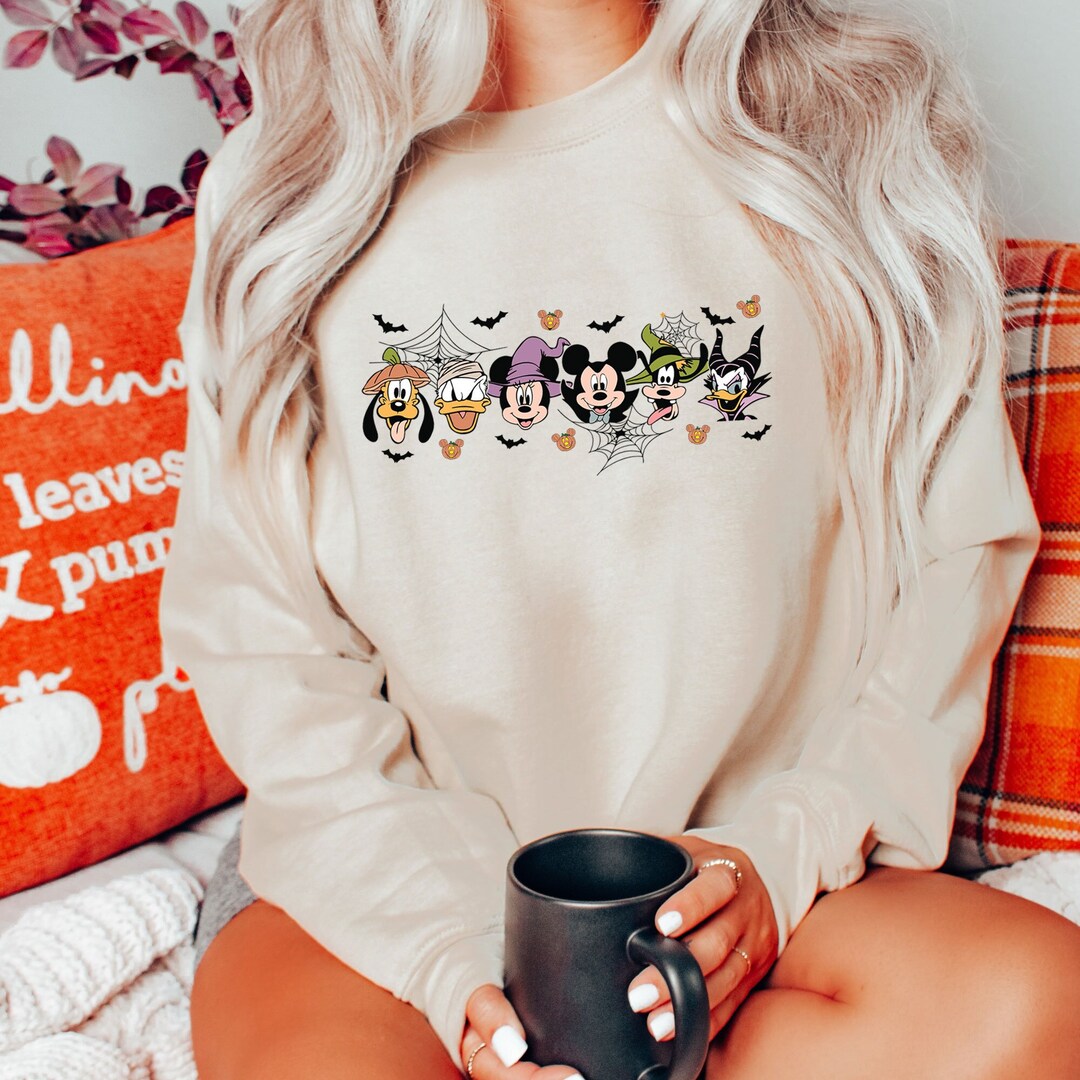 Disney Halloween Funny Shirt Disney Halloween Sweatshirt Etsy