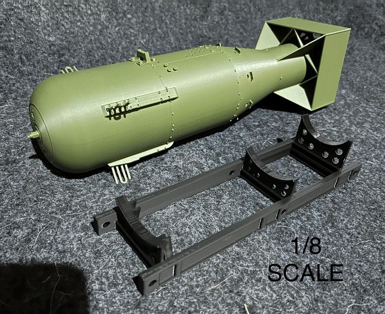 1/8 Jumbo Scale Model “Little Boy” Nuke 14 inches image 2