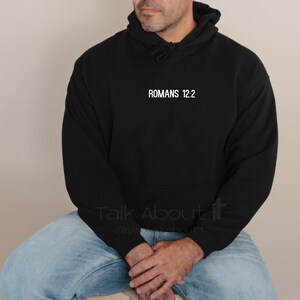 Romans 12:2 Unisex Christian Shirts Bible Verse Hoodie, Trendy Jesus Apparel, Faith Based Shirt, Share  Jesus