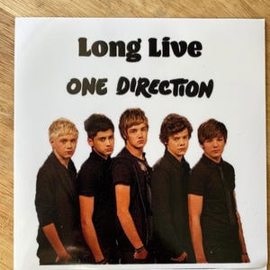 One Direction Car Bumper Sticker