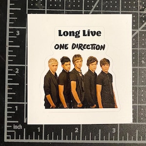 One Direction sticker 2.15” x 2.27” original design one direction sticker