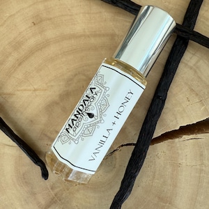 Vanilla + Honey Natural Perfume, Essential Oil Perfume Oil, Vanilla Perfume, Sweet Perfume, Perfume with Vanilla Notes