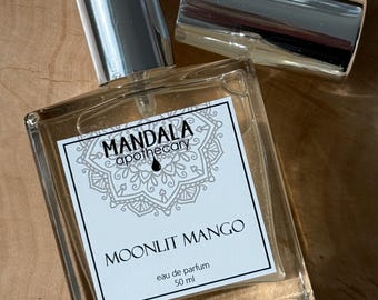 Moonlit Mango Natural Perfume, Essential Oil Perfume Spray, Mango Perfume, Sweet Perfume, Perfume with Tropical Notes