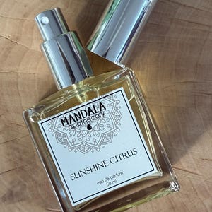 Sunshine Citrus Natural Perfume, Essential Oil Perfume Spray, Citrus Perfume, Sweet Perfume, Perfume with Tropical Notes