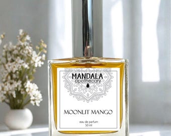 Moonlit Mango Natural Perfume, Essential Oil Perfume Spray, Mango Perfume, Sweet Perfume, Perfume with Tropical Notes
