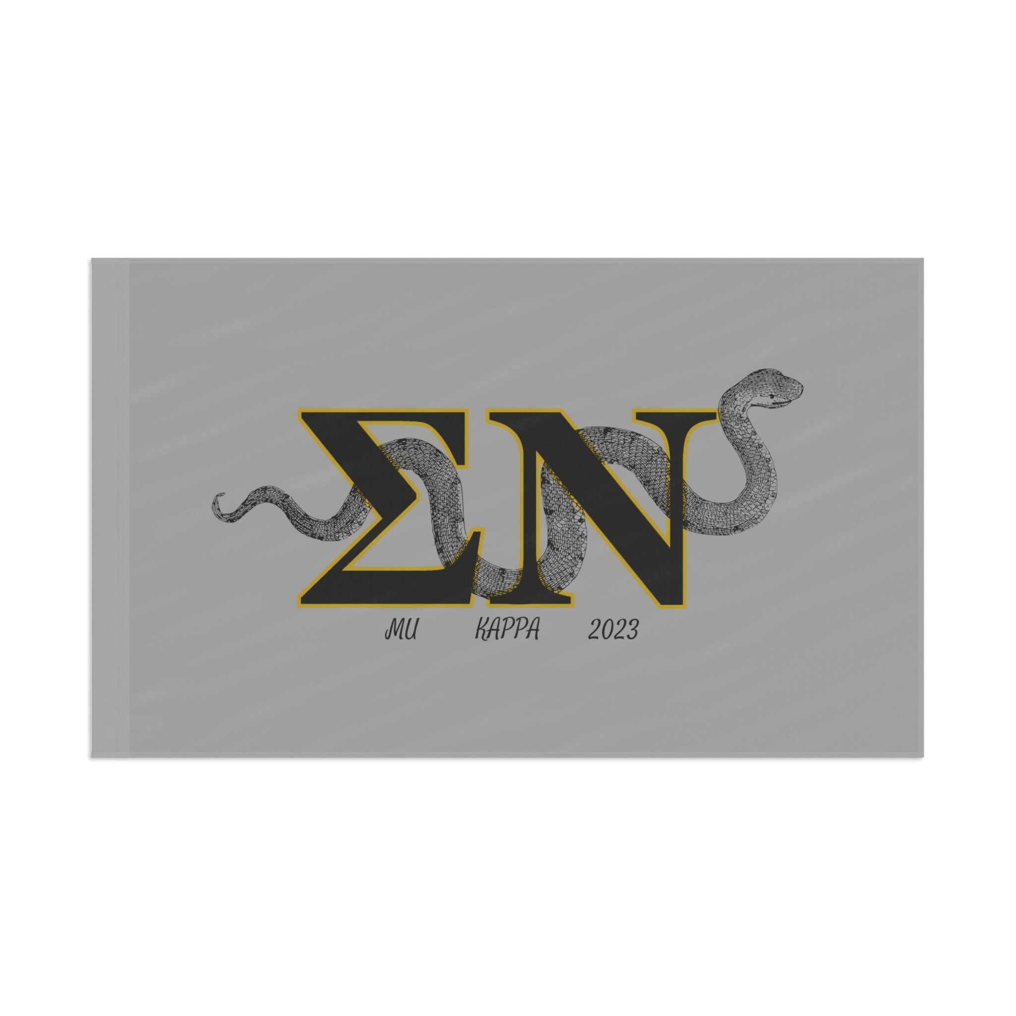 Sigma Nu Letter Snake Flag - Etsy