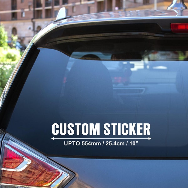 Custom Windscreen Stickers Etsy
