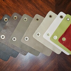 Taylor King Bundle of Leather Fabric Samples