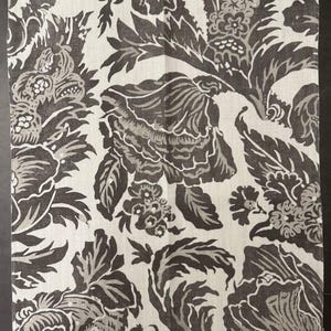 Lee Jofa Fabric Sample Marion Print Smoke