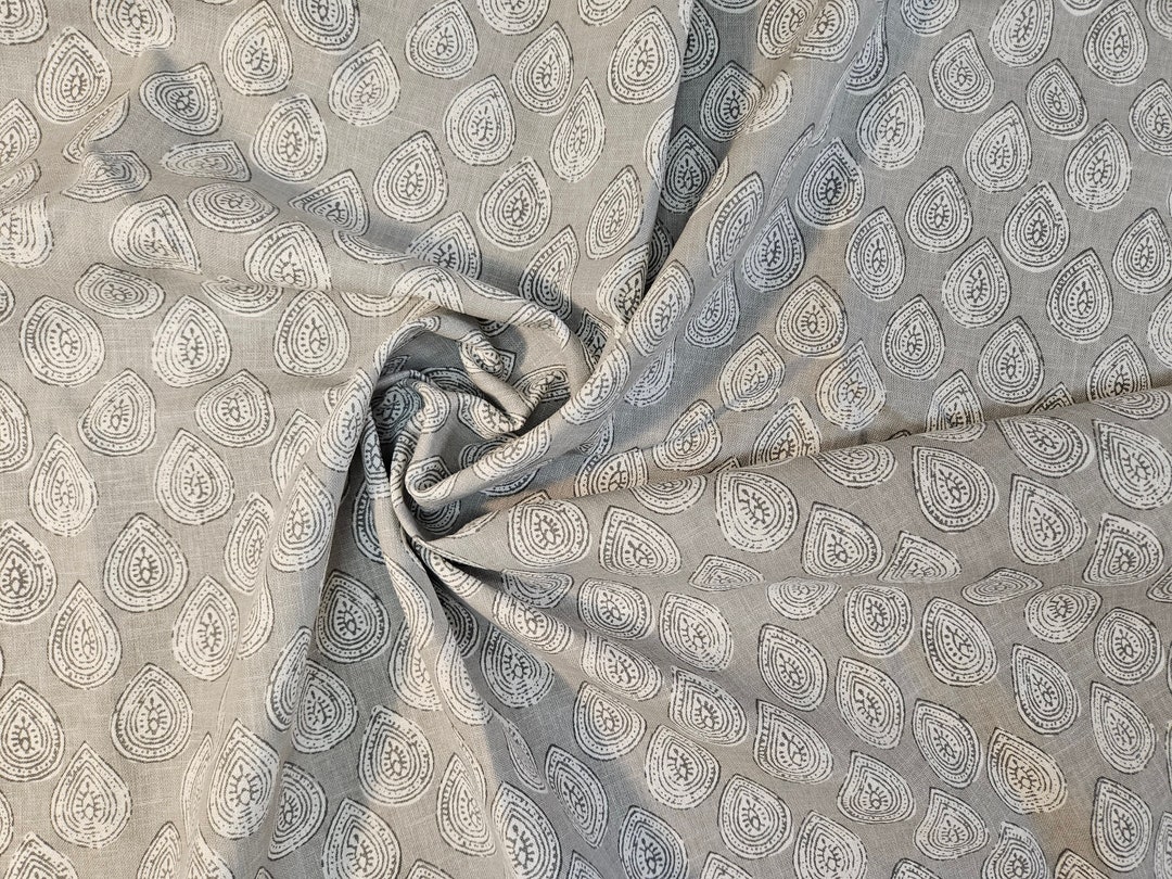 Ballard Designs Fabric Sample Madera Gray 35