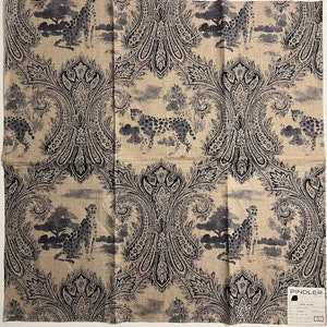 Pindler Fabric Sample Felice Jaguar 26&quot;x26&quot;