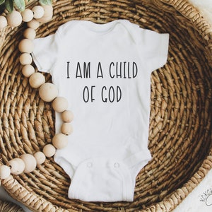 Child of God Baby Onesie: Christian Infant Bodysuit