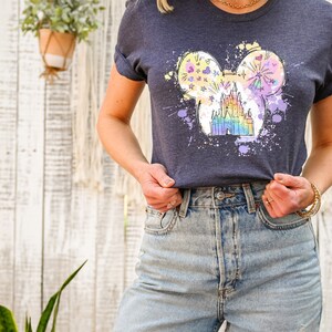 Magical Castle Shirt, Watercolor Disney Castle Shirt, Disneyland Shirt, Magical Kingdom, Disney Vacation TShirt, Disneyworld Family Shirt