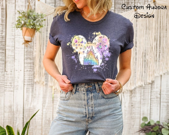 Magical Castle Shirt, Watercolor Disney Castle Shirt, Disneyland Shirt, Magical Kingdom, Disney Vacation TShirt, Disneyworld Family Shirt
