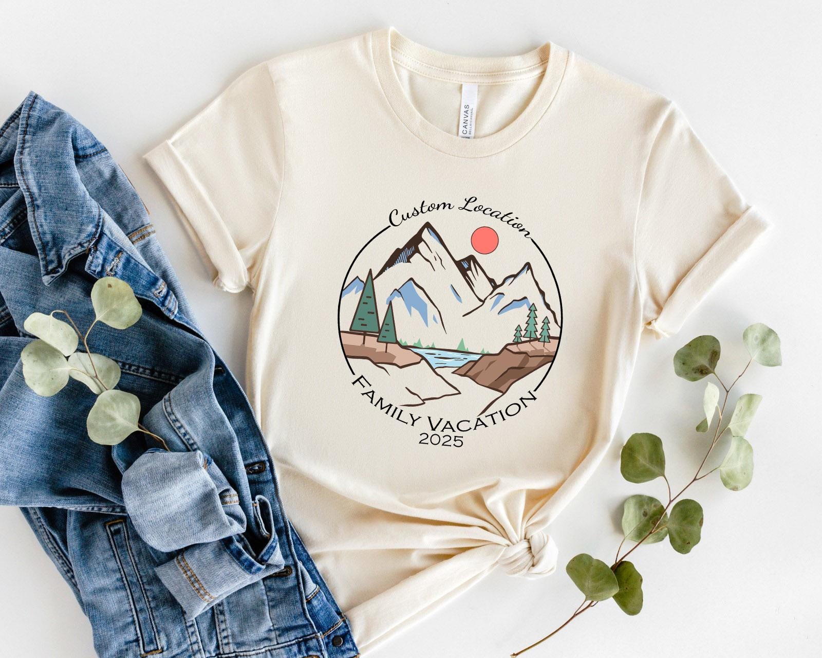 Custom Family Vacation Shirt, Family Holiday Shirt, Family Trip, Mountain Shirt, Personalized Gift, Custom Tshirt, Family Matching Shirt