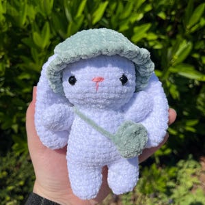 Mini Crochet Bunny, Bunny Plushie, Amigurumi, Handmade Plushie, Cute Amigurumi Stuffed Animal, Bunnie, Custom Made To Order