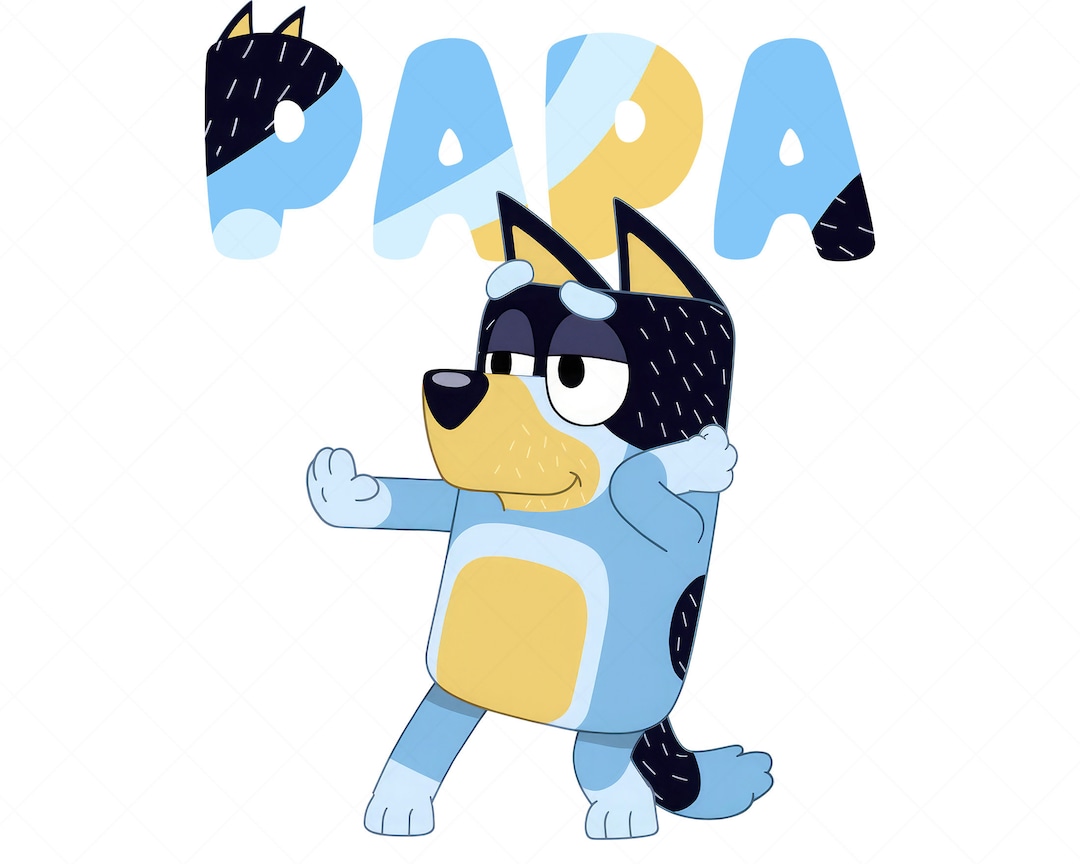 Bluey Papa Png Files Bluey Png Bluey And Bingo Png Bluey Family Png