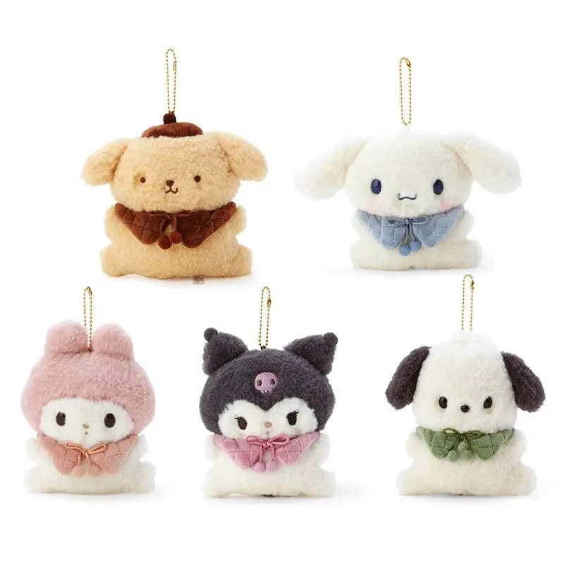 Soft Kawaii Plush Keychain Cute Sanrio My Melody Cinnamoroll Kuromi