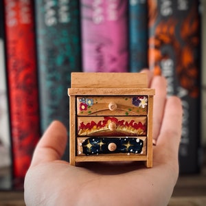 ACOTAR Inspired Mini Dresser Bookshelf Decor