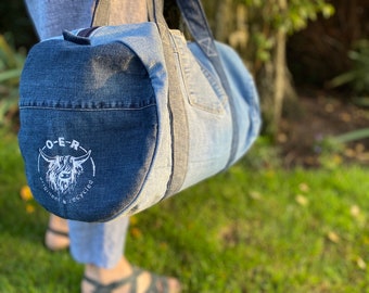 Denim Duffel Bag