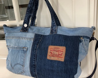 Sac bandoulière en jean