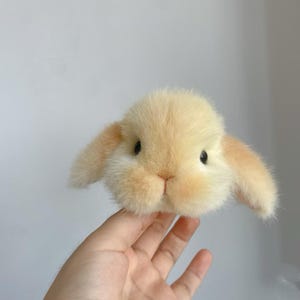 Finished Bunny | Gifts for Friends | Stuffed Bunny | Souvenirs for Pet Lovers | artificial mink cashmere｜Valentine&#39;s Day Gifts
