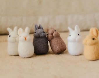 Cute Bunny|Handmade Finished Products|Gifts for Friends|Mother&#39;s Day Gifts|Bunny Plush Toys|Souvenirs for Pet Lovers|Random Shipments